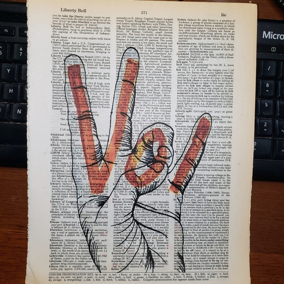 Other - TENNESSEE VOLS Fingers Framed Print